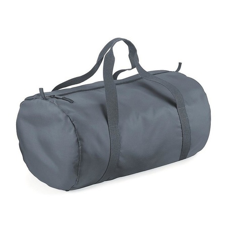 Set of 2x sport bags 50 x 30 x 26 cm - Blue and Grey