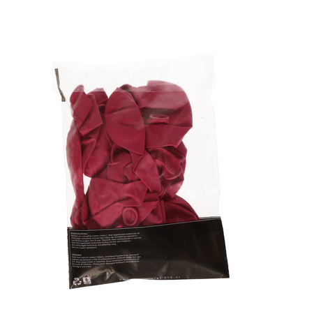 Donker roze latex ballonnen 10 stuks