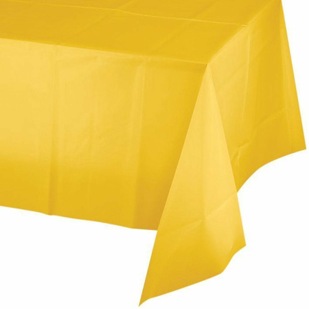 Yellow tablecloth - paper - 274 x 137 cm