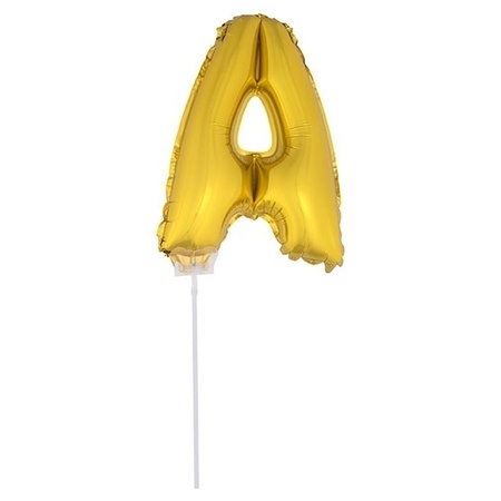 Gouden opblaasbare letter ballon A