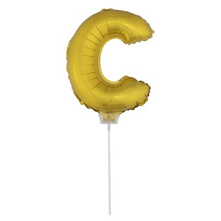 Gouden opblaasbare letter ballon C