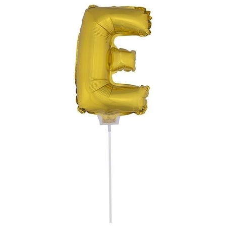 Gouden opblaasbare letter ballon E