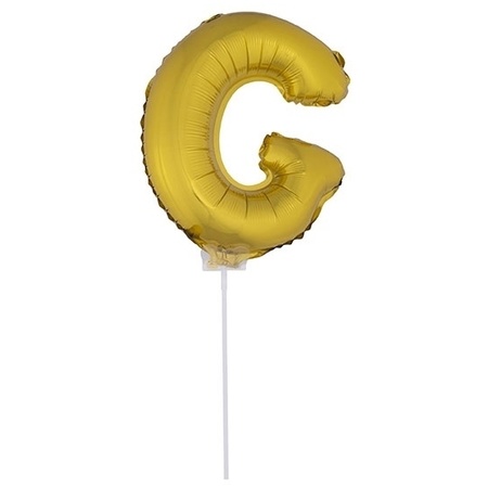 Gouden opblaasbare letter ballon G