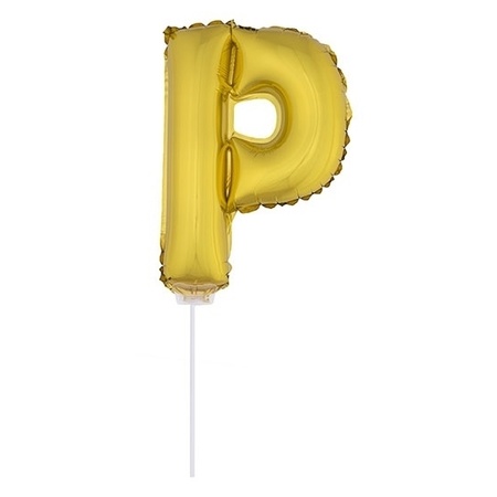 Gouden opblaasbare letter ballon P
