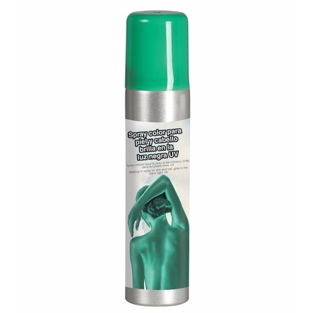 Groene bodypaint spray/body- en haarspray