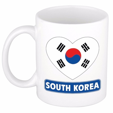 Hartje Zuid Korea mok / beker 300 ml