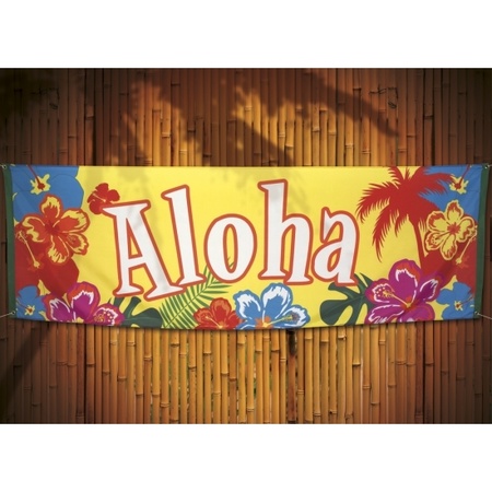Polyester banner hawaii thema