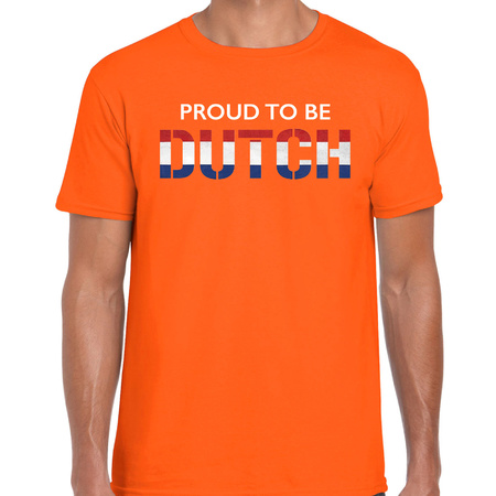 Holland Proud to be Dutch landen t-shirt Nederland supporter oranje ...