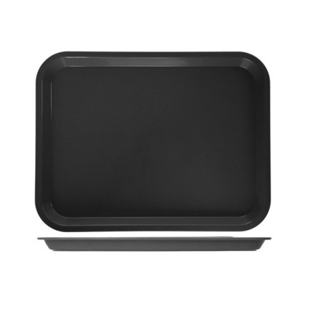Catering serving plate black  35 x 27 cm