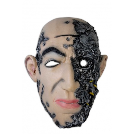 Horror Carnavalsmasker cyborg