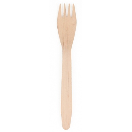 Wooden forks 75x pieces