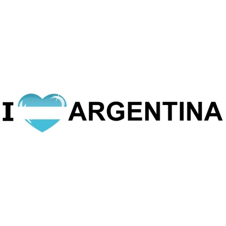 Reis sticker I Love Argentina