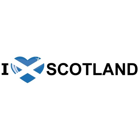 Schotlandse vlag + 2 gratis stickers