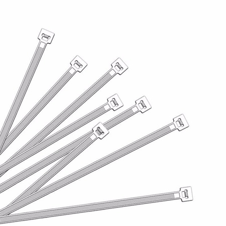 Cable ties white 100 x 2,5 mm 100 pcs