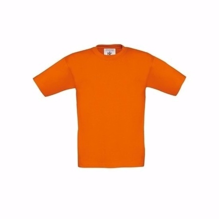 Kinder shirt in de kleur oranje