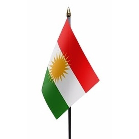 Koerdistan mini vlag landen versiering