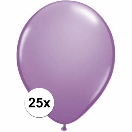 Feest ballonnen lavendel 25 stuks