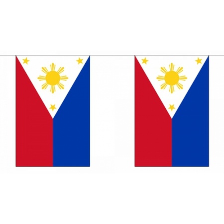 Vlaggenlijn Filipijnen 9 m