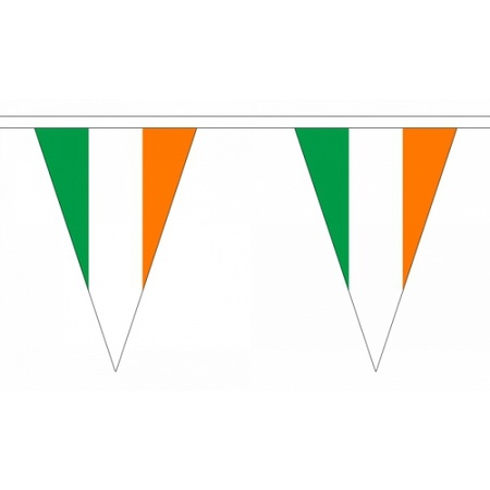 Ierland vlaggenlijn driehoekig
