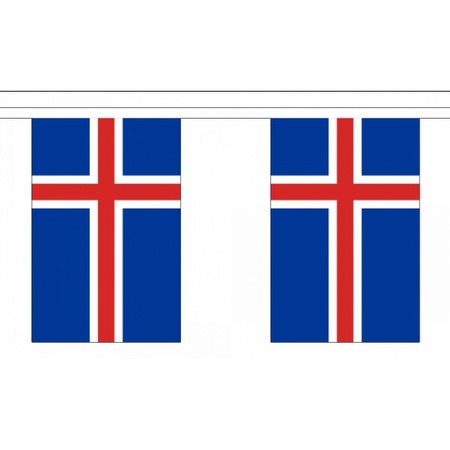 Vlaggenlijn IJsland 9 m