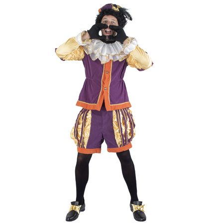 Luxury Piet costume yellow/purple unisex