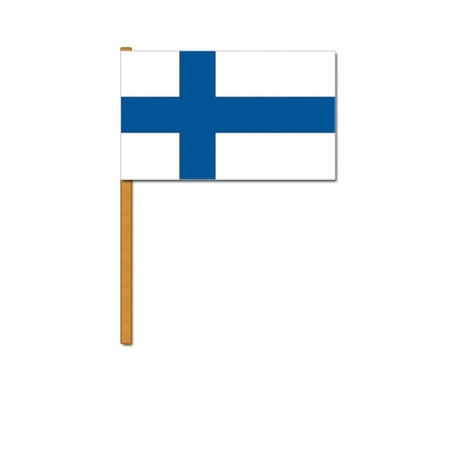 Luxe supporters zwaaivlag Finland 30 x 45 cm