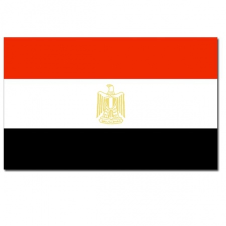 Egyptische landen vlaggen