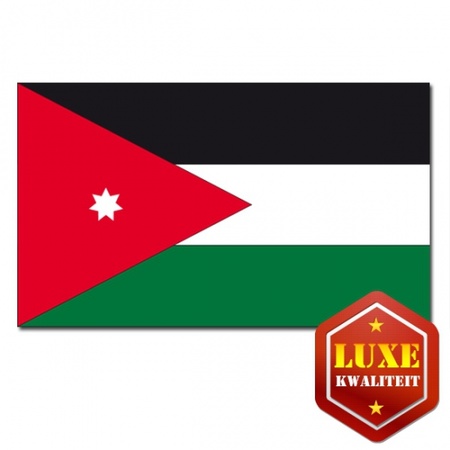 Jordanese landen vlag