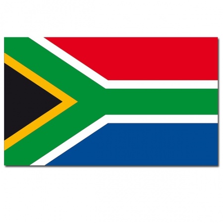 Landen vlaggen van Zuid Afrika
