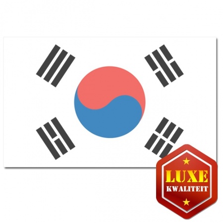Zuid Koreaanse landen vlaggen