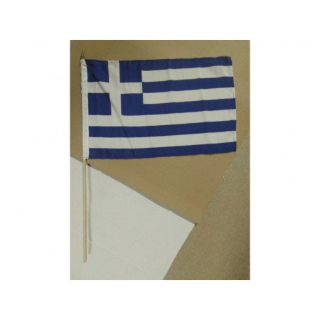 Luxe zwaaivlag Griekenland 30 x 45 cm