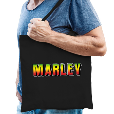 Marley reggae fan cadeau tas zwart heren