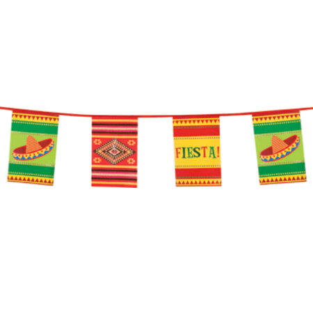 Mexico thema feest vlaggenlijn