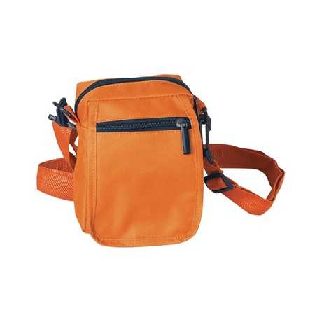 Orange shoulder bag 15 cm