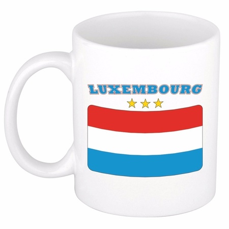 Theemok vlag Luxemburg 300 ml