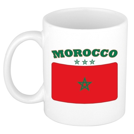 Theemok vlag Marokko 300 ml