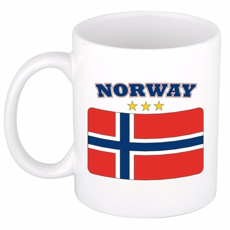 Theemok vlag Noorwegen 300 ml