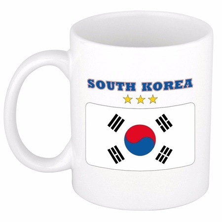 Theemok vlag Zuid Korea 300 ml