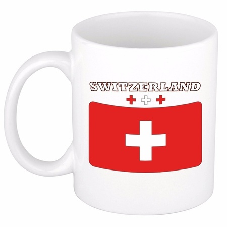 Theemok vlag Zwitserland 300 ml