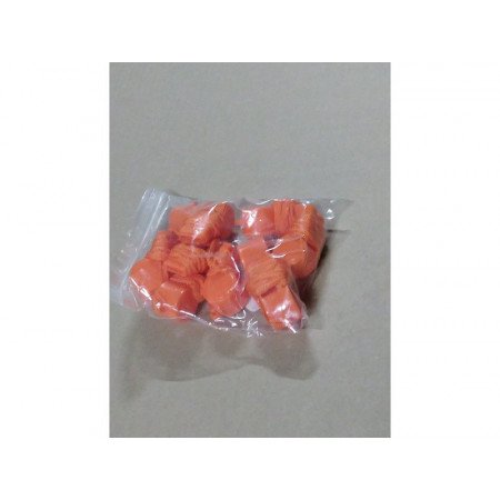 Multipack of 10x orange wistle on cord