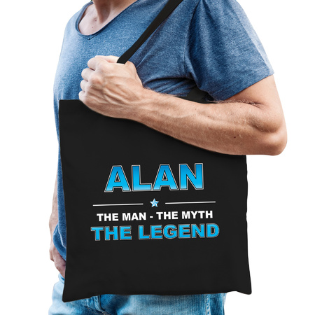 Alan the legend bag black for men