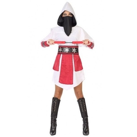 Ninja fighter costume dress for women