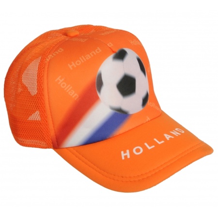 Supporters pet Holland oranje