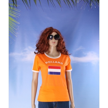Oranje dames t-shirt Holland