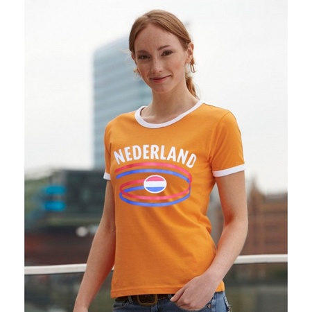 Oranje dames t-shirt Nederland