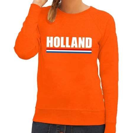 Orange Holland supporter sweater women