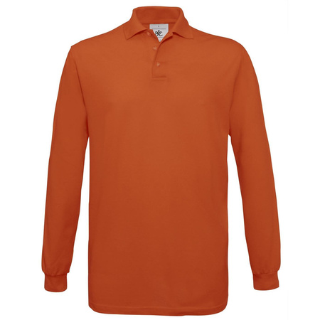 Oranje t-shirt met lange mouwen