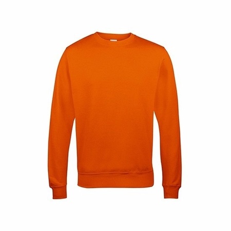 Oranje sweater voor heren Just Hoods