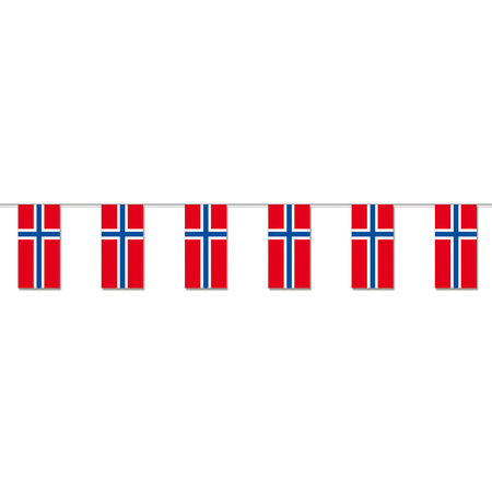 Noorwegen vlaggetjes versiering