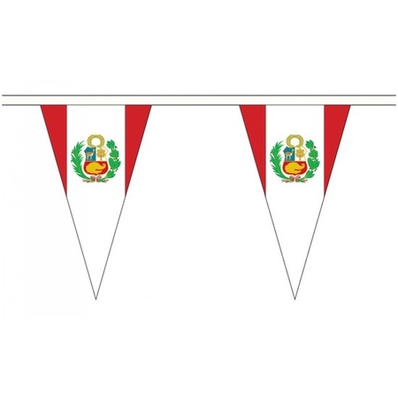 Peru bunting flags 5 meters